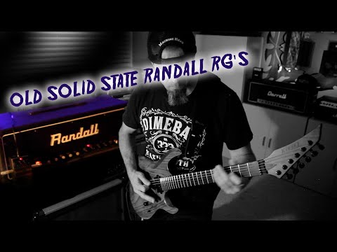 The Truth About Solid State Randall RG Amps From The 80's!