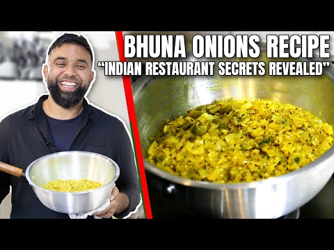 How To Make BHUNA ONIONS | British Indian Restaurant Style Recipe