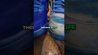 Completely DESTROYED Air Jordan 5 Blue Suede Restoration