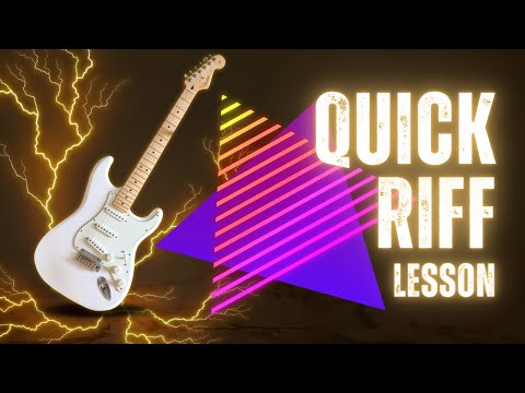 Minute Lesson on 80s Rock Rhythm Guitar - Chris Brooks