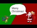 Potty Parrot Santa Claus Merry Christmas
