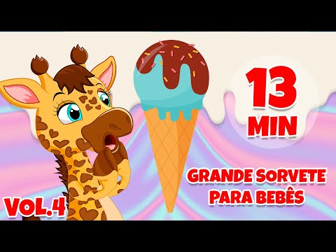 Grande Sorvete para Bebês Vol. 4 - Giramille 13 min | Desenho Animado Musical