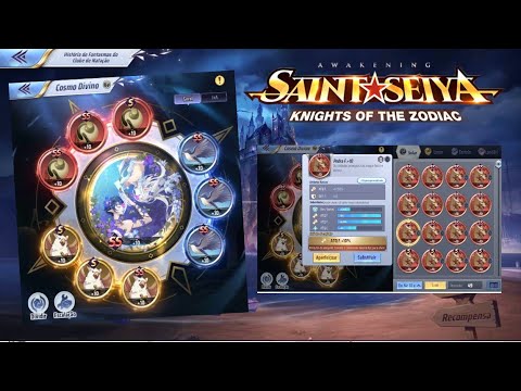 AJUSTES DE COSMOS E COMPS + GALÁCTICOS - SAINT SEIYA AWAKENING