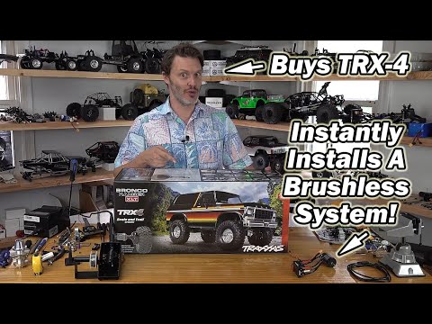 Power Bump! Brushless Puller Pro & CopperHead 10 Traxxas TRX-4 Bronco Install - Holmes Hobbies