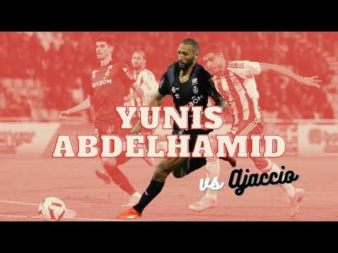 Yunis ABDELHAMID vs Ajaccio (J18)
