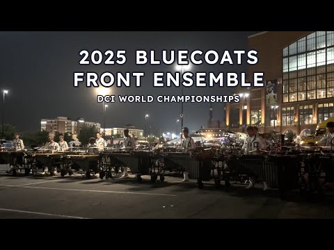 2025 Bluecoats Front Ensemble In The Lot @ DCI World Championships