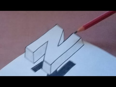 ultimate guide om hou to draw 3d floating letters- veuy Easy!
