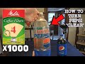 How To Make CLEAR Pepsi In 2 Days Using Over 1000 Coffee Filters Science Experiment L A BEAST