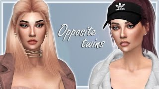 THE SIMS 4 | Create a Sim | Opposite twins + cc list
