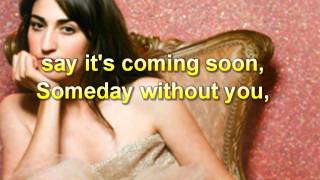 Sara Bareilles-Gonna Get Over You (Lyrics)