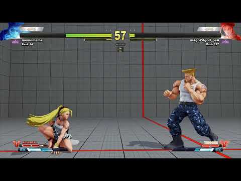 SFV~ Guile (Diago Umehara) vs. Cammy (mago2dgod_ps4) HD 22