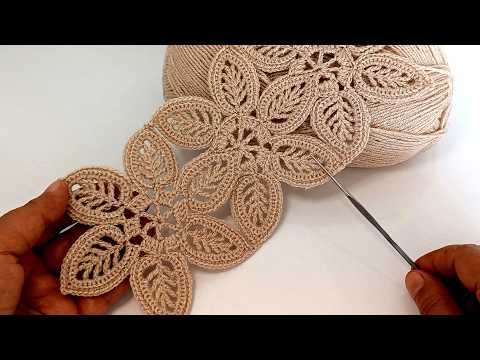 Look at this beauty! One piece flower motif Crochet stitch