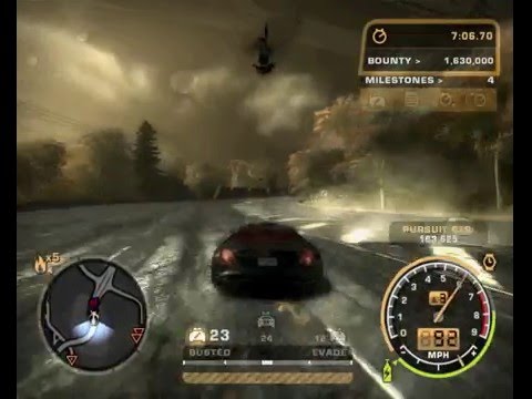 Need For Speed: Most Wanted - Helicopter Attack