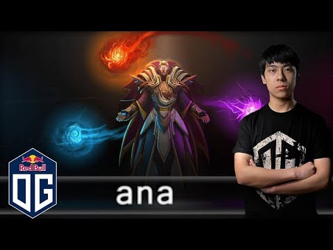 OG.ana Invoker Gameplay - Unranked Match - OG Dota 2.