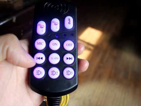 RVL Commander™ Siren Amplifier with Lighting Control Pad - 100 Watt