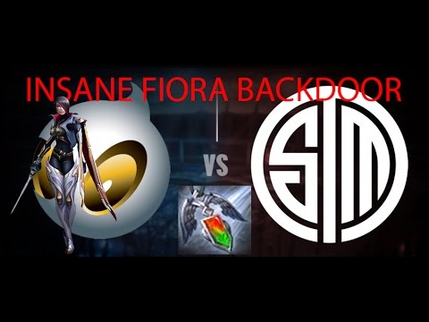 SSUMDAY | INSANE FIORA BACKDOOR | LCS WEEK 2 DIG vs TSM Game 1