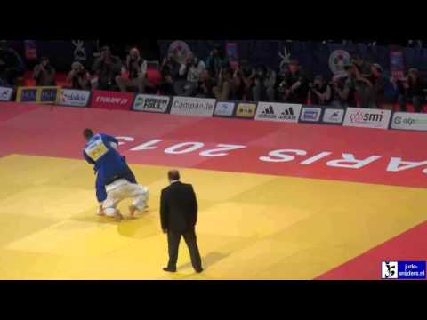 Judo 2015 Grand Slam Paris: Buzacarini (BRA) - Maret (FRA) [-100kg] final