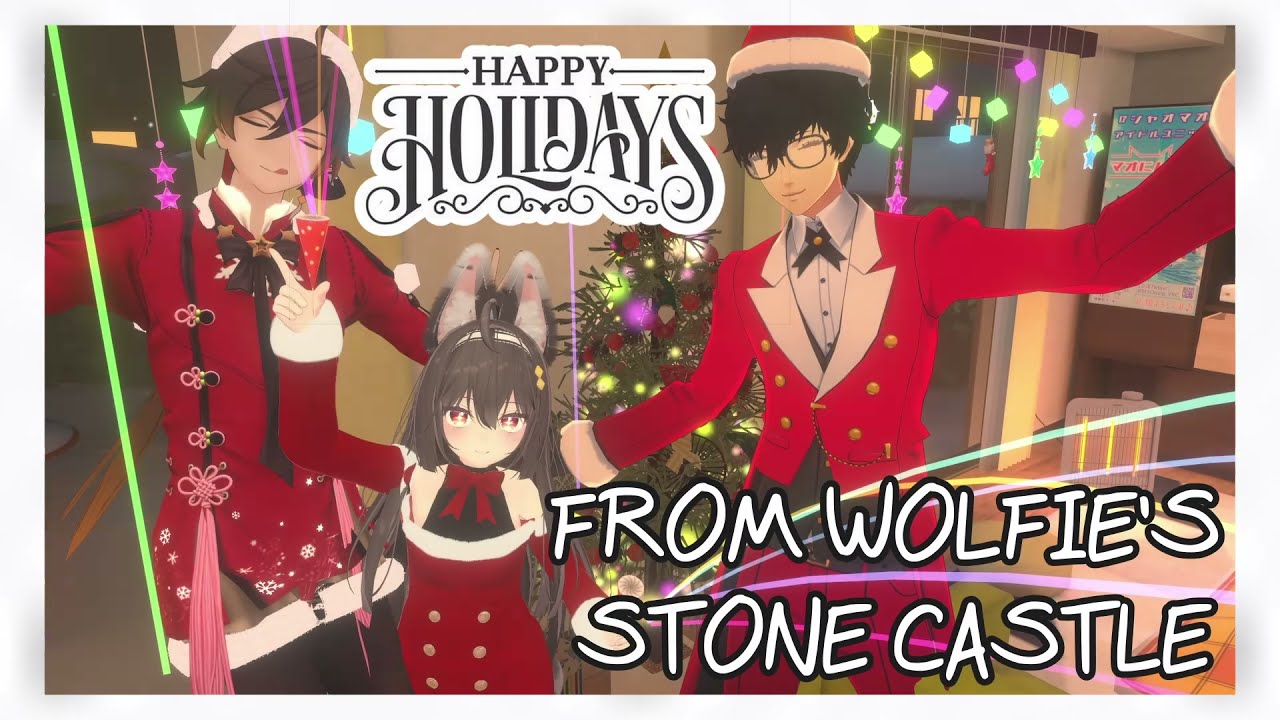 Seasons Greetings from the Wolfie's Stone Castle!