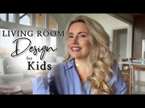 Gestaltung eines Wohnzimmers, das drei Kindern standhält