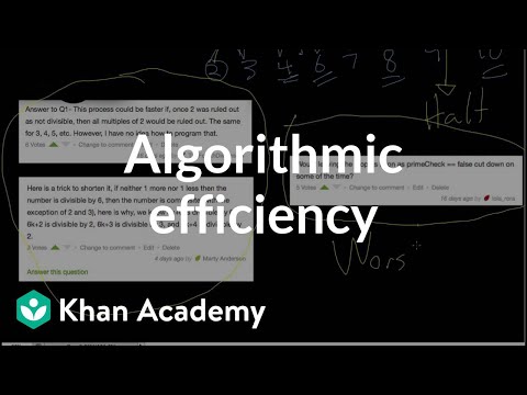 Algorithmische Effizienz | Reise in die Kryptographie | Informatik | Khan Academy