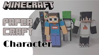 Make your own Minecraft paper craft character using your own skin!