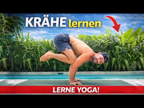 Learn Crow Pose (Bakasana) - Yoga tricks for beginners 😊