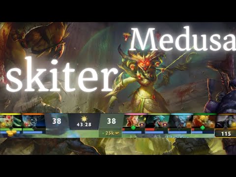 skiter Medusa 25K buyback fight - dota2