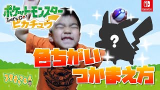 色ちがいポケモンのつかまえ方