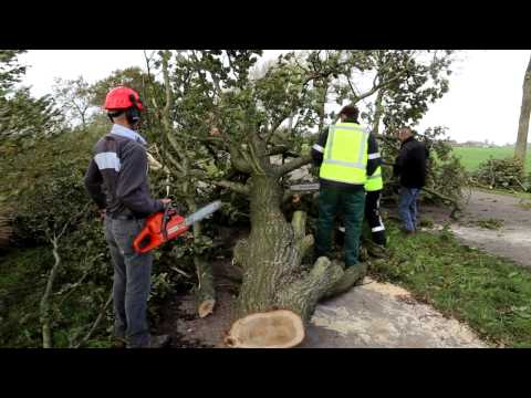 Brandweer langweer storm