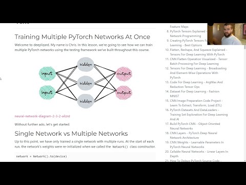 Training Multiple Networks - PyTorch Deep Learning Course