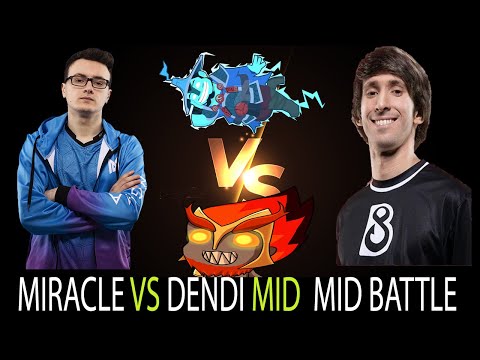 MIRACLE back to mid against the legend DENDI