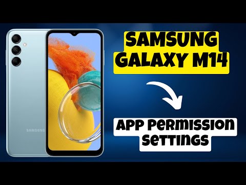 App Permission || How to manage or control app permissions SAMSUNG GALAXY M14