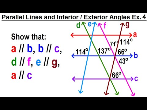 Geometry Ch 4 Lines and Angles 1 of 54 Parallel Lines and Planes