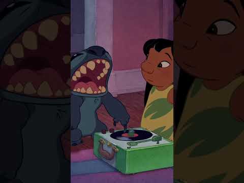 Stitch Becomes a Record Player 🎶 | Lilo and Stitch | Disney Kids