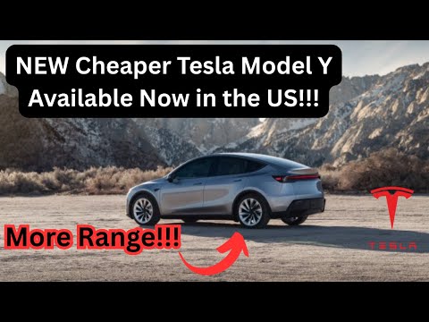 NEW Cheaper Tesla Model Y Available in the US | More Range!!!