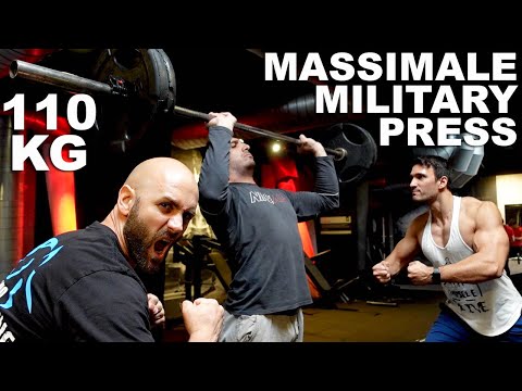 MAXIMUM MILITARY PRESS + Complete Military Press Tutorial! with Domingo Poliandri and Marco PT