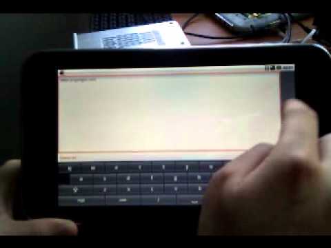 ECHO Tablet running Android 2.1