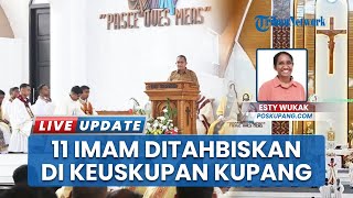 Emban Tugas Baru! Sebanyak 11 Imam Baru Sudah Ditahbiskan di Keuskupan Agung Kupang