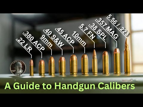 A Guide to Handgun Calibers: Understanding Different Ammo Sizes