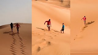 Steph Curry and Ayesha Curry trained in the desert