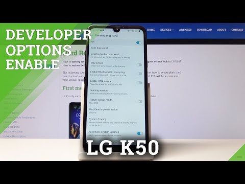 How to Allow OEM Unlock / USB Debugging in LG K50 - Enable Developer Options