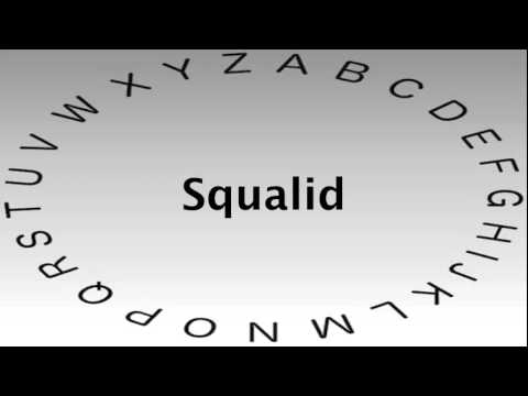 SAT Vocabulary Words and Definitions — Squalid