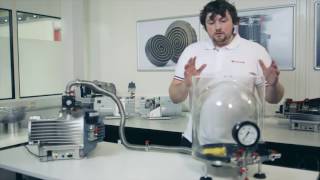 Experiment #6 What happens to sound in a vacuum chamber demonstrated with an alarm