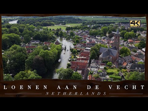 Loenen aan de Vecht ● Netherlands 🇳🇱 【4K】 Aerial Cinematic Drone