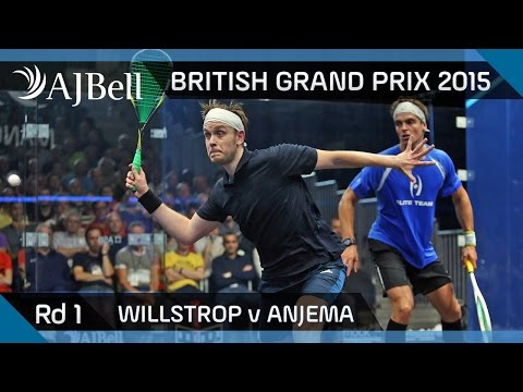 Squash: British Grand Prix 2015 Rd1 Highlights: Willstrop v Anjema
