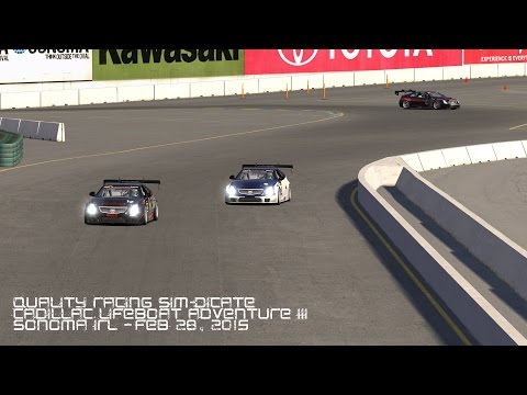 QRS: Cadillac Lifeboat Adventure III @ Sonoma IRL - 02/28/2015