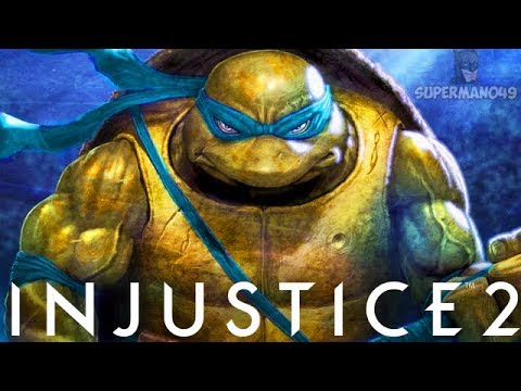 100% Damage In 18 Seconds With Epic Leonardo! - Injustice 2 "Ninja Turtles" Leonardo Gameplay Video