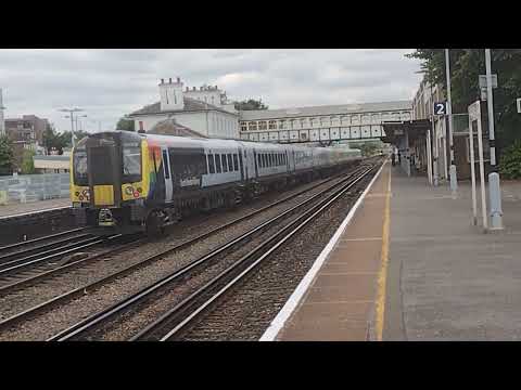 South western railway class 444041 and 444019 to London and 444004 and 444045 Weymouth from London