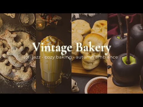 🥐Vintage Bakery Ambience | Smooth Lo-fi Jazz to Work, Study & Relax | Cozy Baking 1 Hour Compilation
