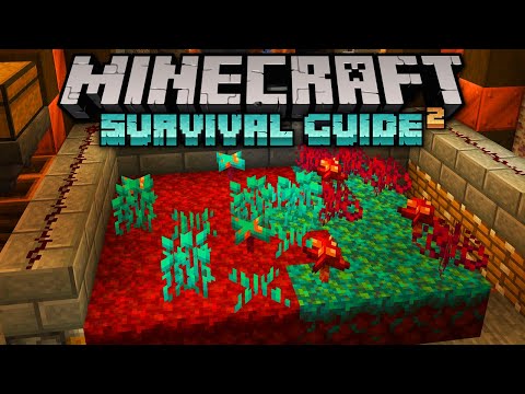 Crimson & Warped Fungus Farm! ▫ Minecraft Survival Guide (1.18 Tutorial Let's Play) [S2 E61]